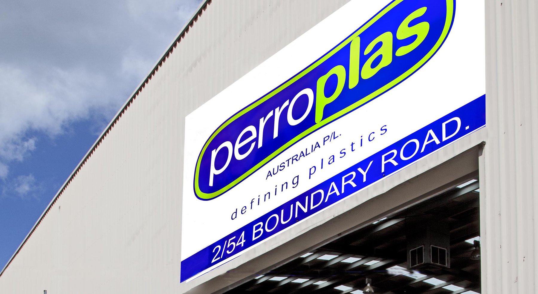 Perroplas factory on Boundary Road, Braeside
