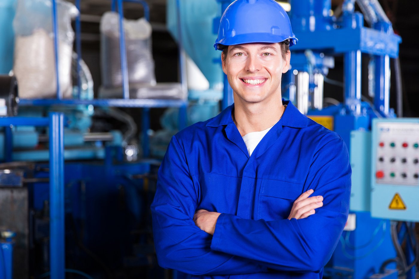 Perroplas operator on the factory floor